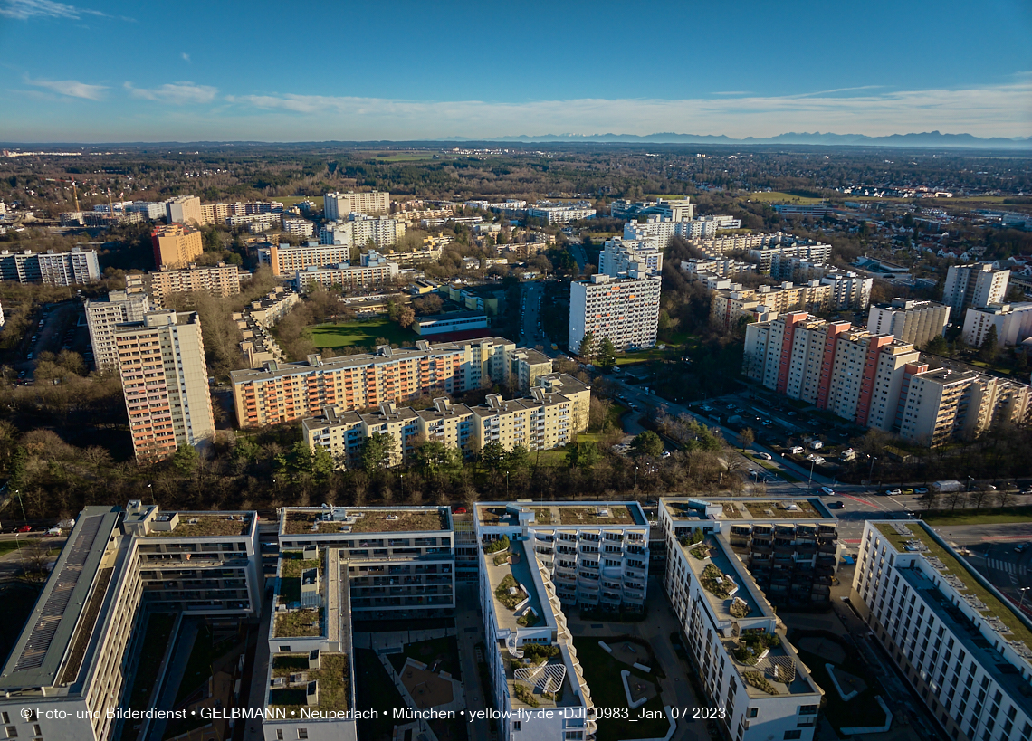 07.01.2023 - Umgebung in Neuperlach